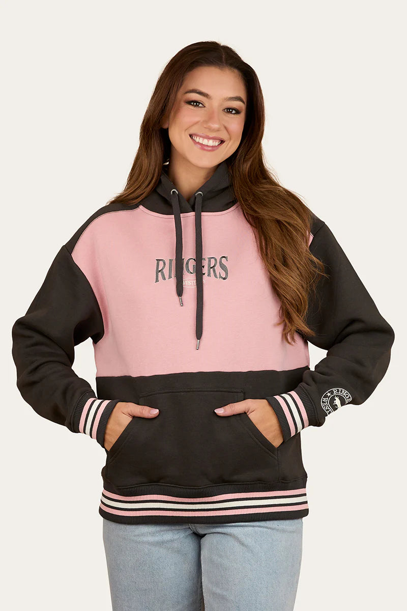 Ringers Western Womens Aspley Pullover Hoodie - Charcoal