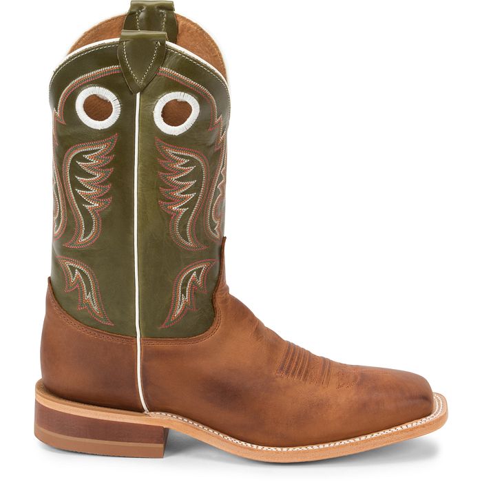 Justin Men's Austin 11" Western Boot - Cognac (Brown)