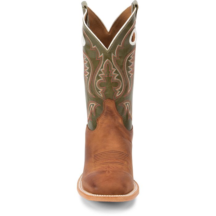 Justin Men's Austin 11" Western Boot - Cognac (Brown)