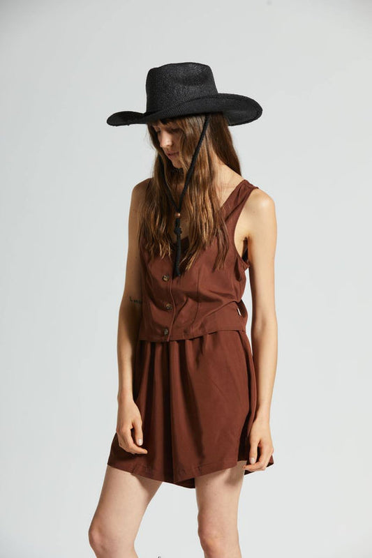 Brixton Austin Straw Cowboy Hat Unisex