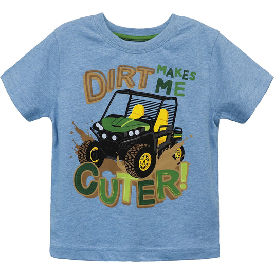 John Deere Toddler Dirt Makes Me Cuter T-Shirt