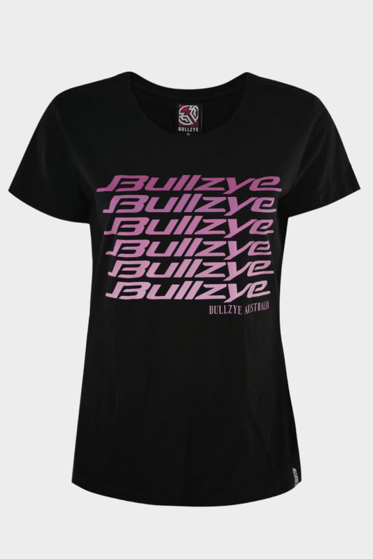 Bullzye Women's Fade Crewneck Tee