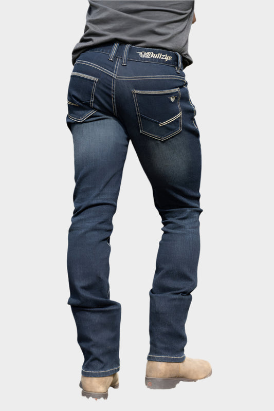 BULLZYE MENS CHARGER SLIM STRAIGHT JEAN - 36 LEG