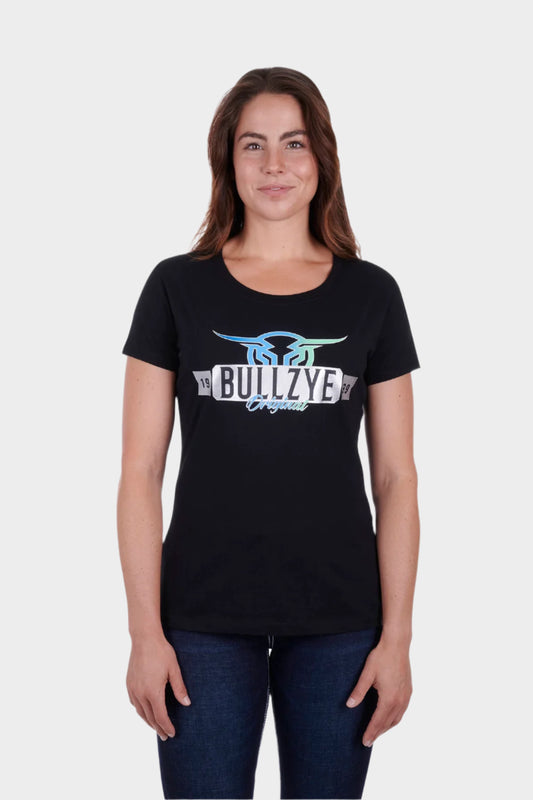 Bullzye Women's Laurel S/S Tee - Black
