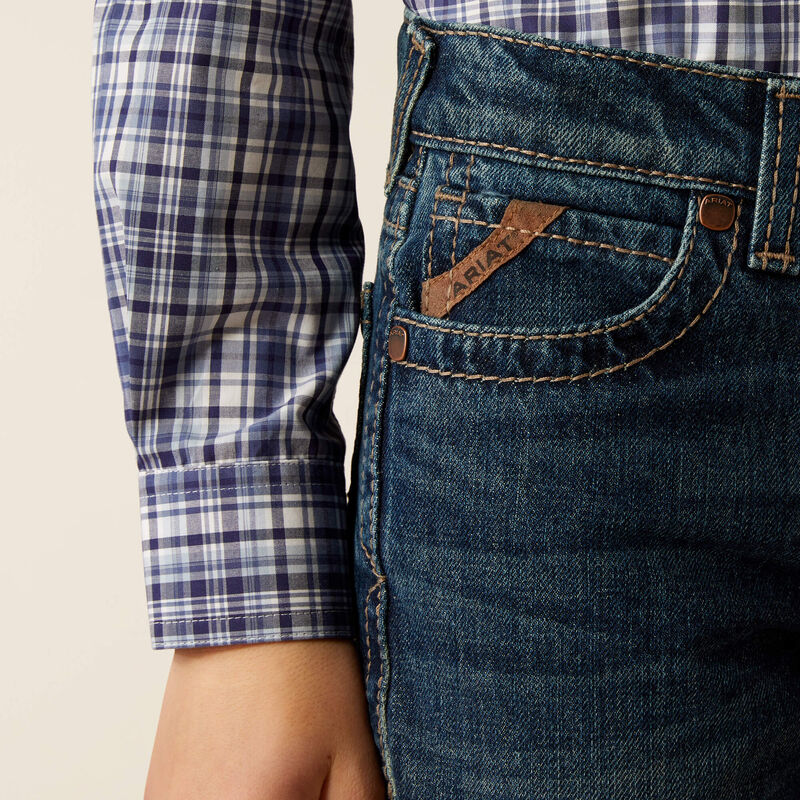 Ariat B5 Slim Nate Straight Leg Jeans - CYCLONE