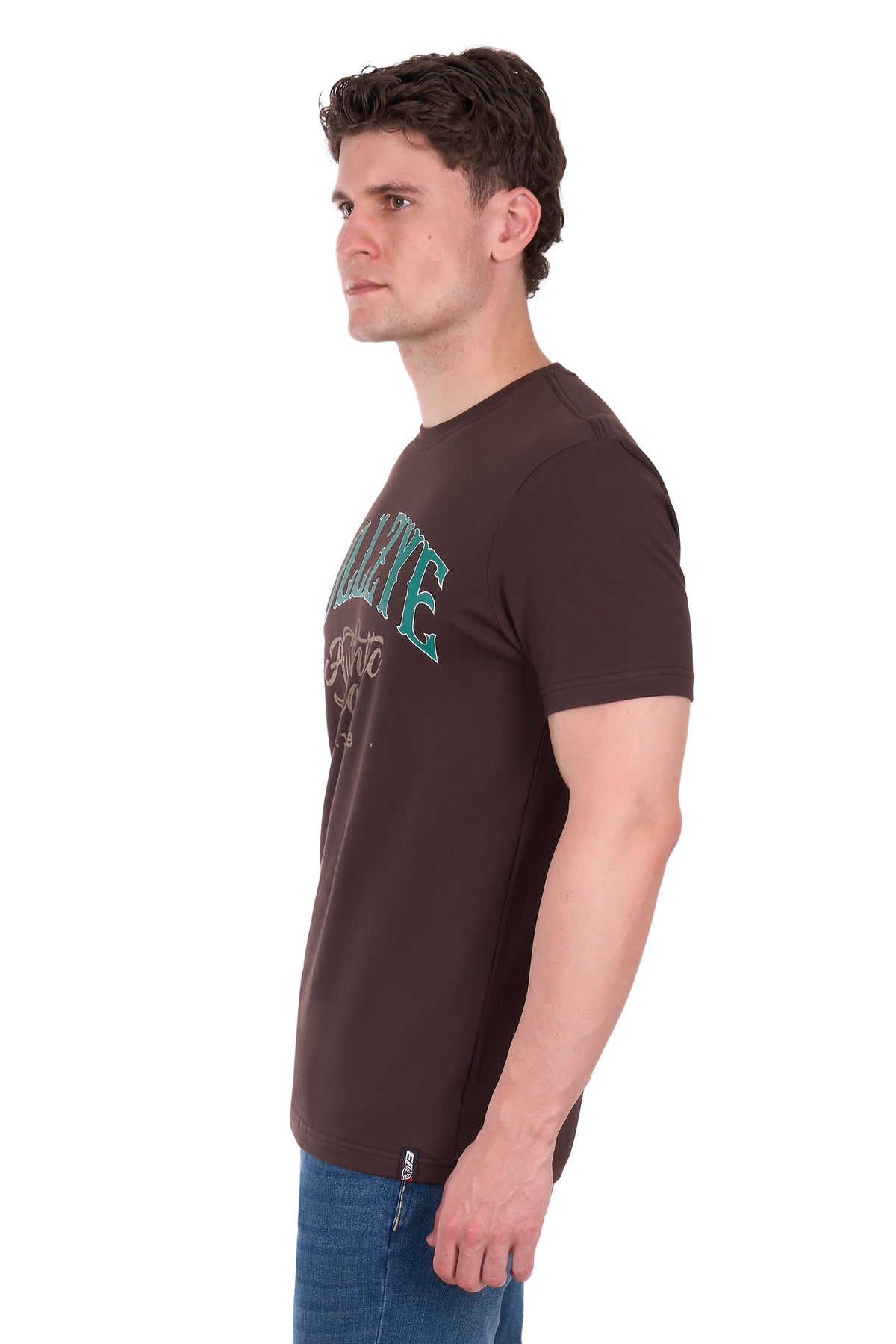 Bullzye Men’s Floyd Short Sleeve Tee - Chocolate