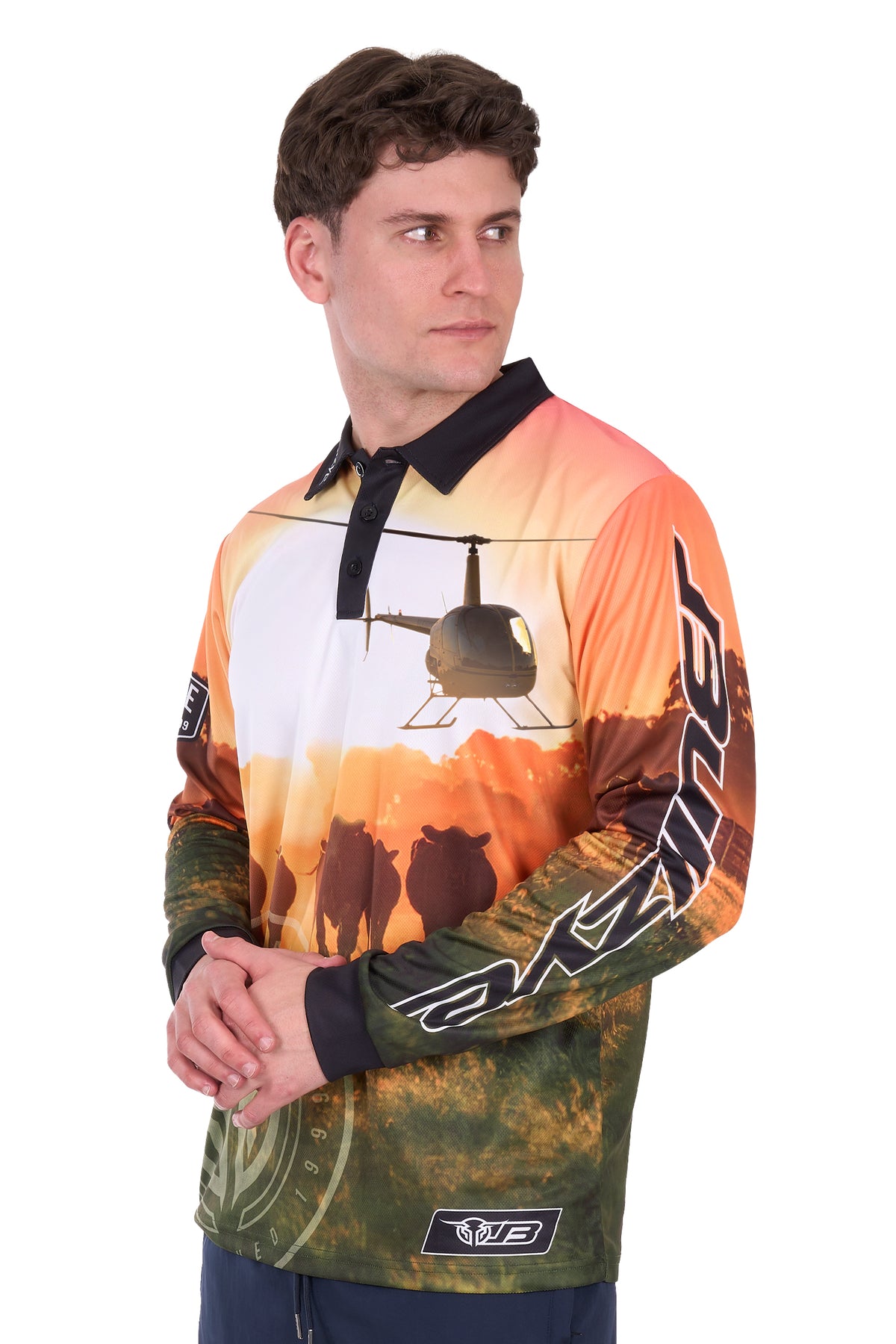 Bullzye Men’s Orion Long Sleeve Tee - Multi