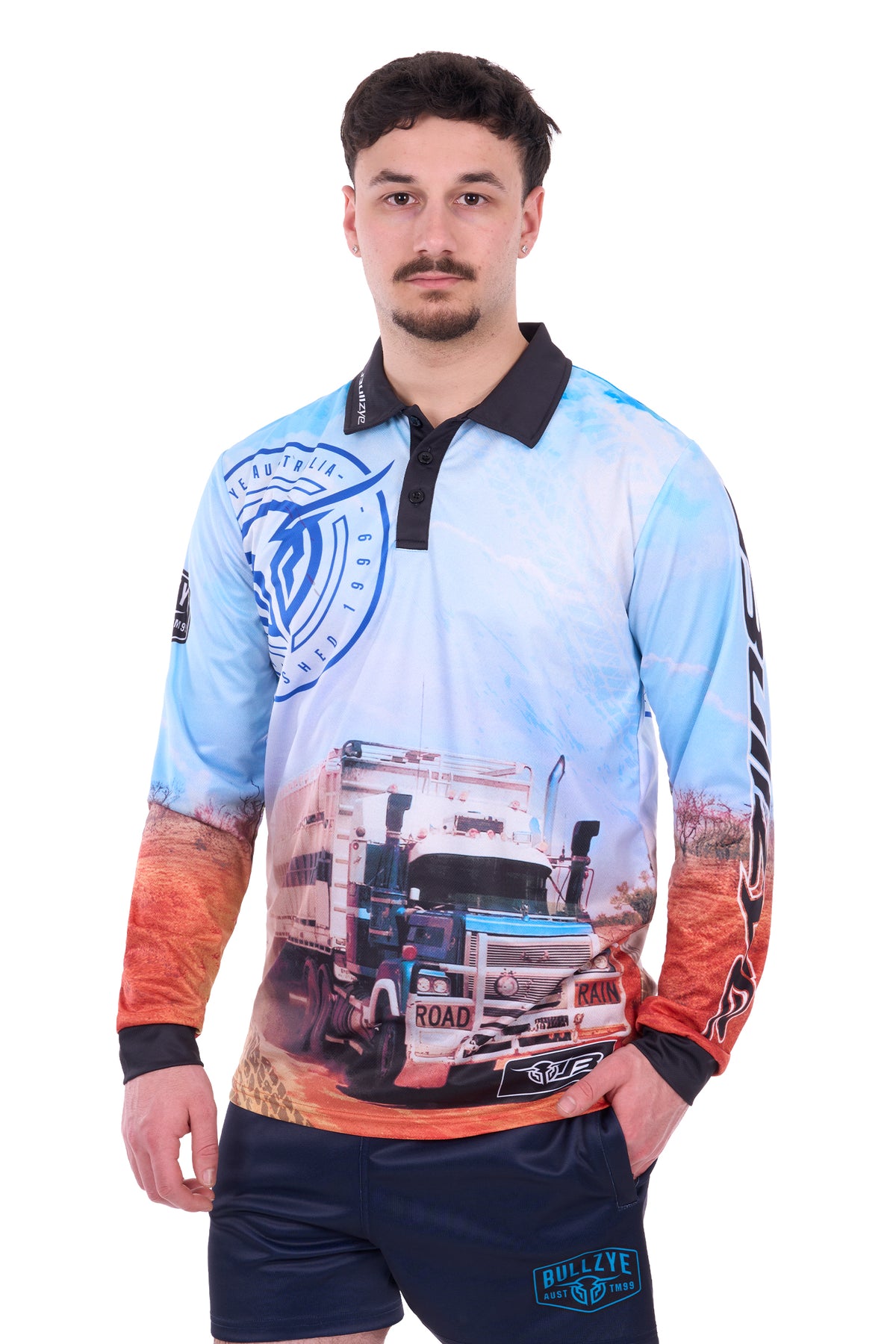 Bullzye Men’s Orion Long Sleeve Tee - Multi