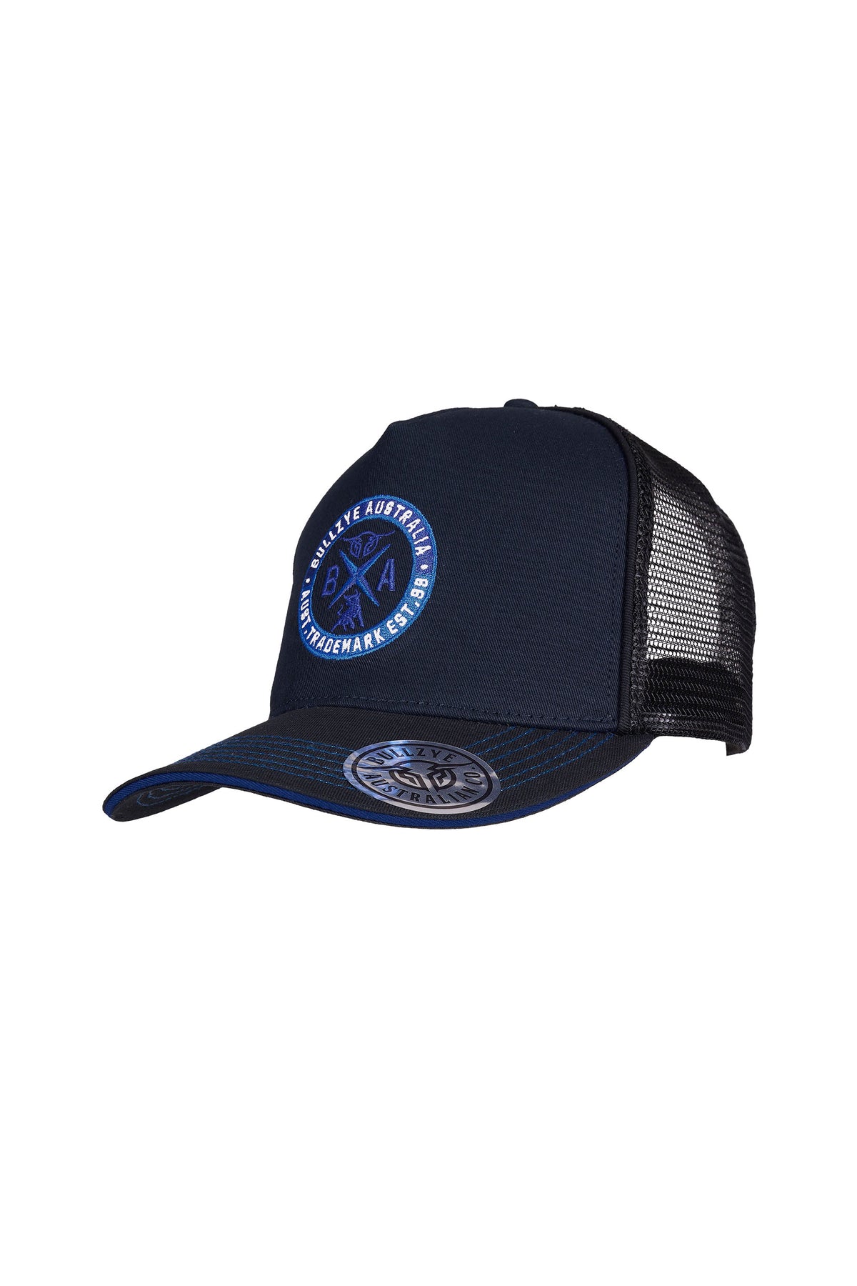 Bullzye Kane HP Trucker Cap - Navy/Black