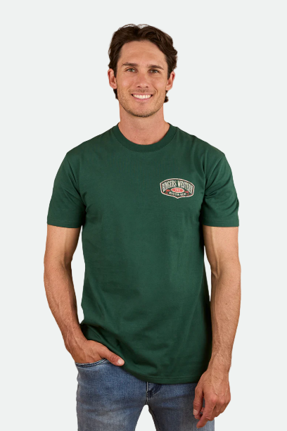 Ringers Western Mens Bars Best Stock Fit T-Shirt - Black