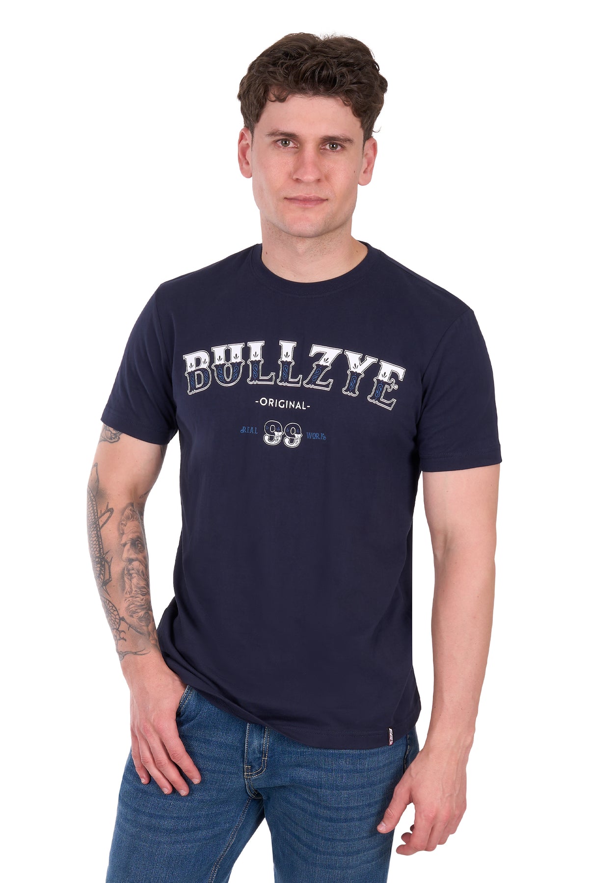 Bullzye Men’s Paul Short Sleeve Tee - Navy