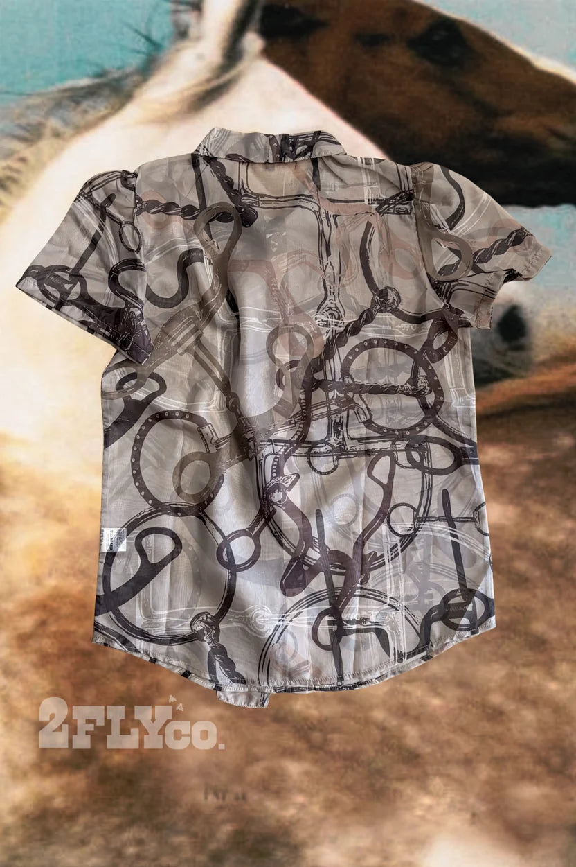 2 Fly Co Women’s Bow Bandit Short Sleeve Top