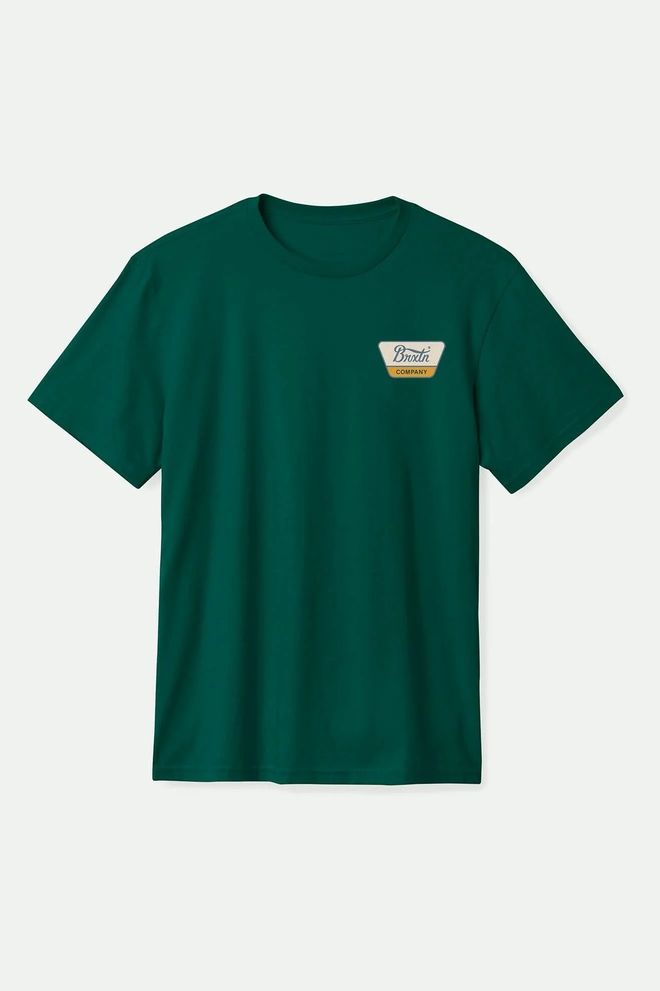 Brixton Linwood S/S Tee- Deep Emerald/ChinaBlue