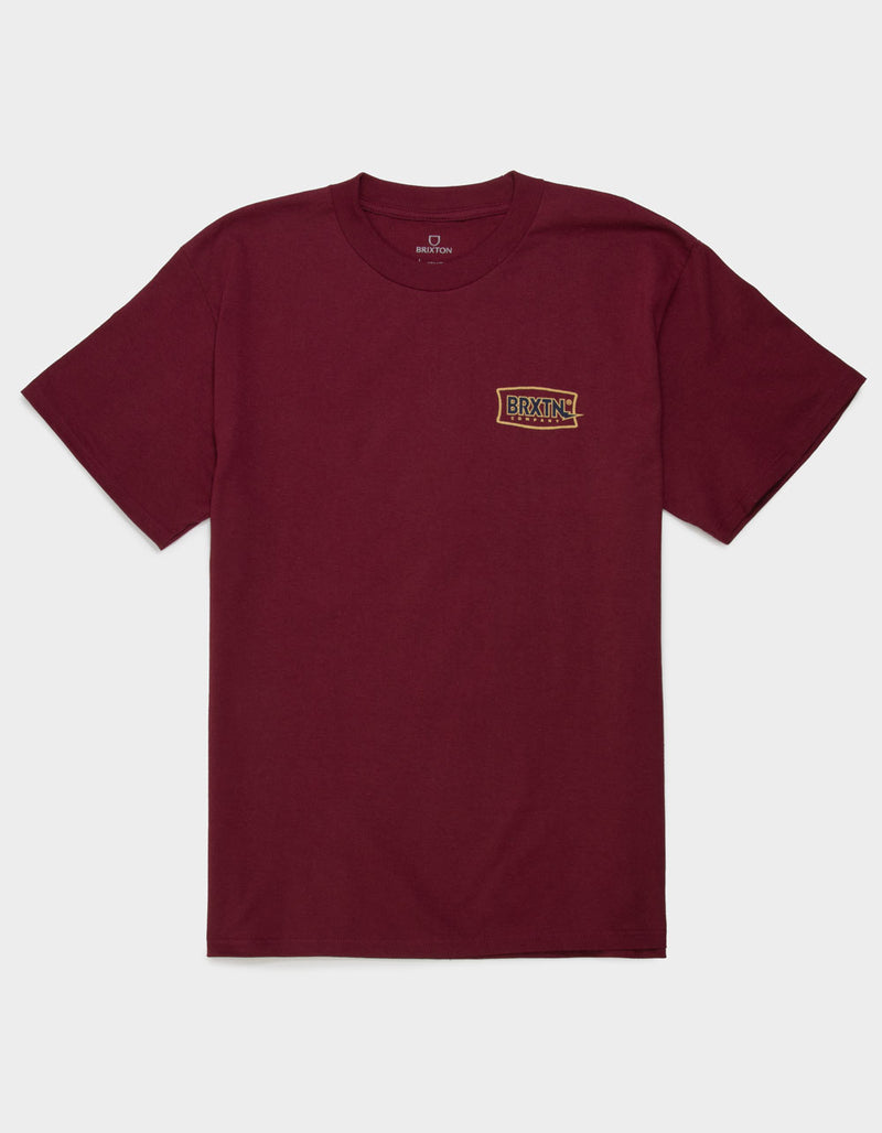 Brixton Lightening S/s Std - Burgundy