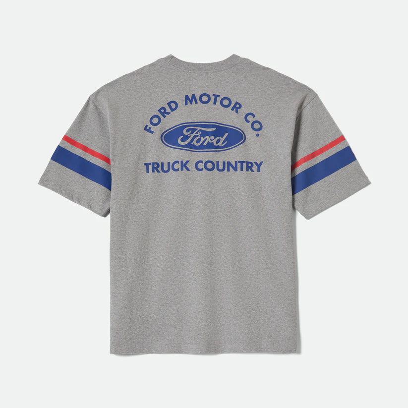 Brixton Ford Truck Country Jersey - Heather Grey