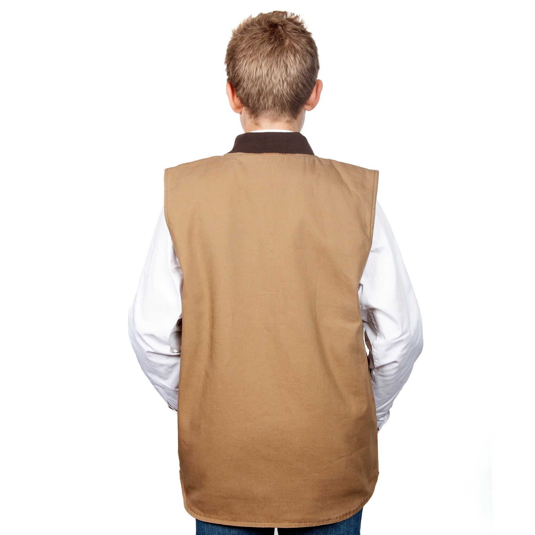 Just Country Kid's Junior Diamantina Vest_Khaki