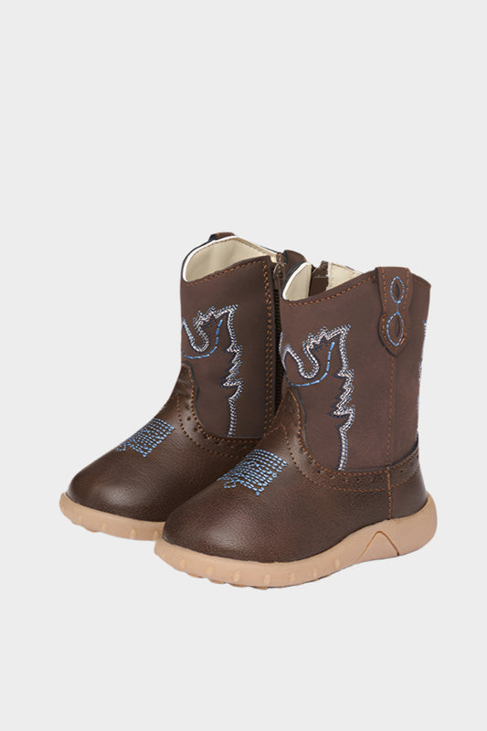 Baxter Baby Western Boots - Brown