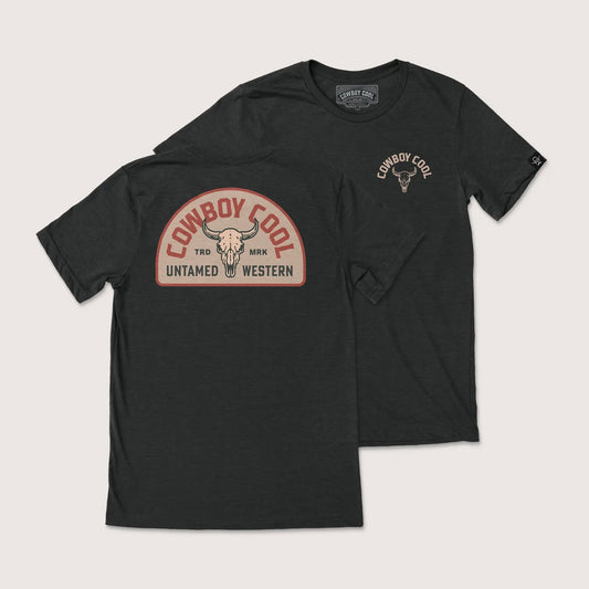 Cowboy Cool Unisex Badlands T-Shirt - Black