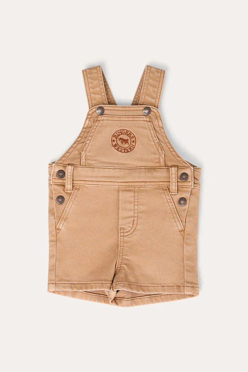 Ringers Western Barnyard Buddy Baby Shorts Overalls