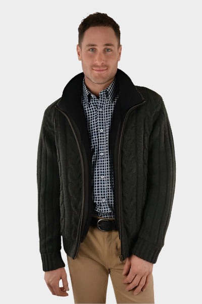 Thomas Cook Mens Beaconsfield Zip Through Jacket - Brown
