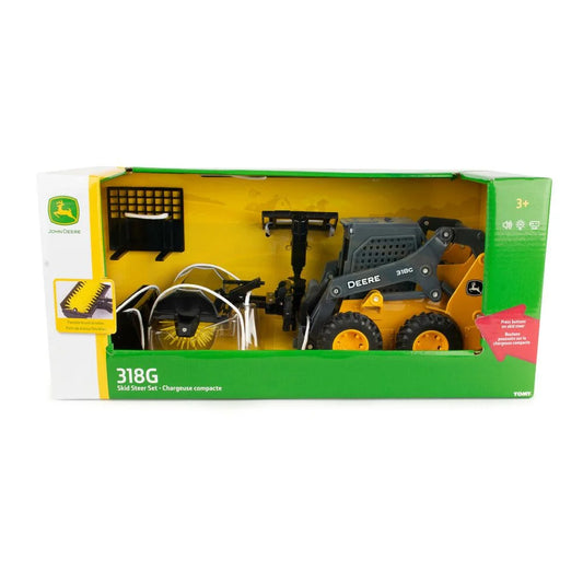 John Deere - 1:16 Big Farm 318G Skid Steer Set