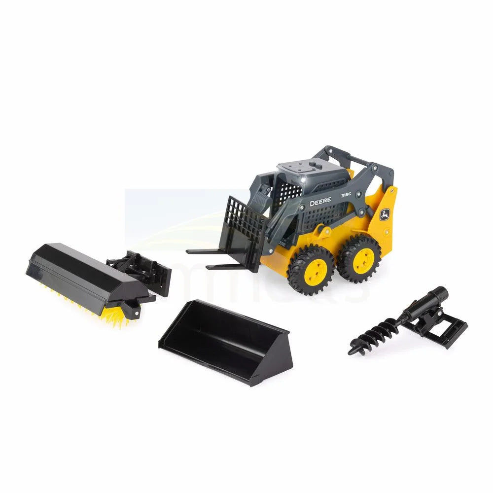 John Deere - 1:16 Big Farm 318G Skid Steer Set