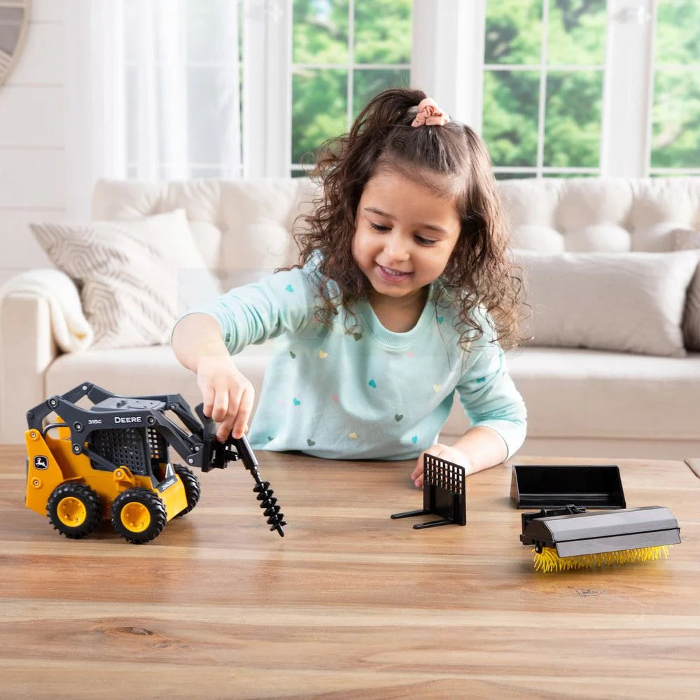 John Deere - 1:16 Big Farm 318G Skid Steer Set