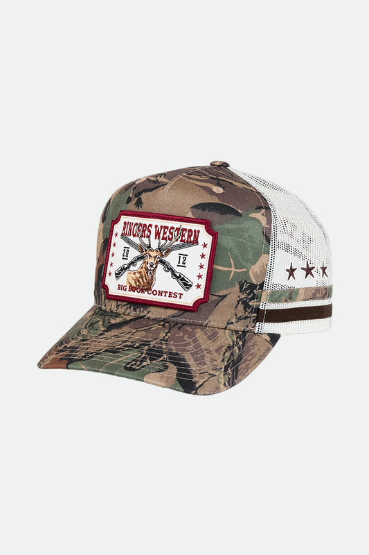 Ringers Western Big Buck Deep Fit Trucker Cap - Camo