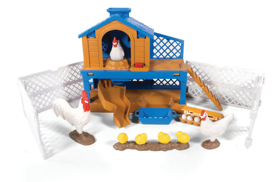 Big Country Adventure 11-Piece Chicken Coop Playset