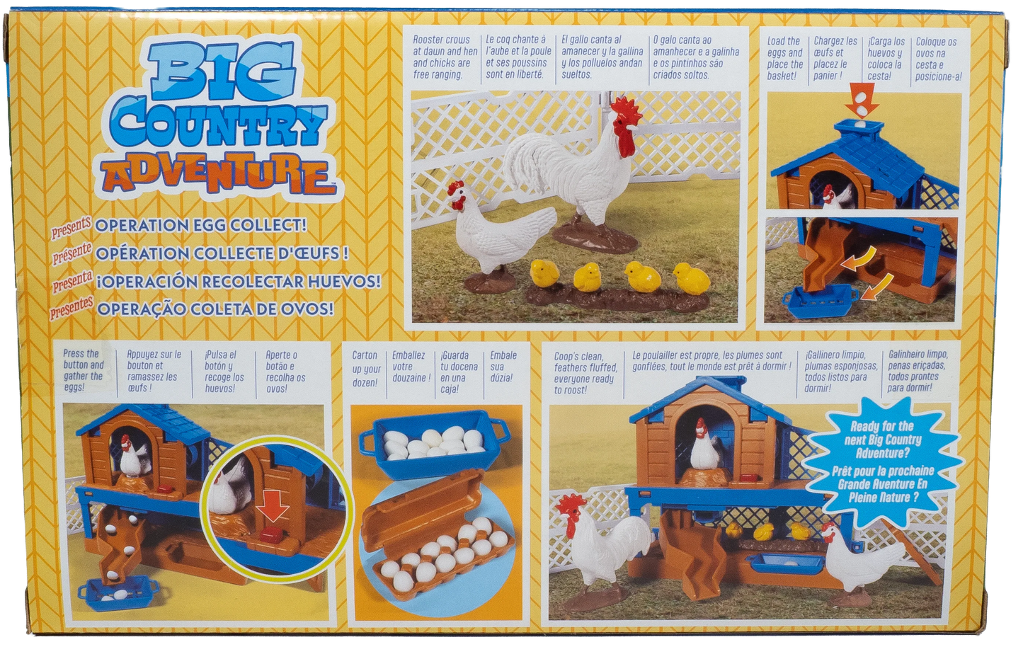 Big Country Adventure 11-Piece Chicken Coop Playset