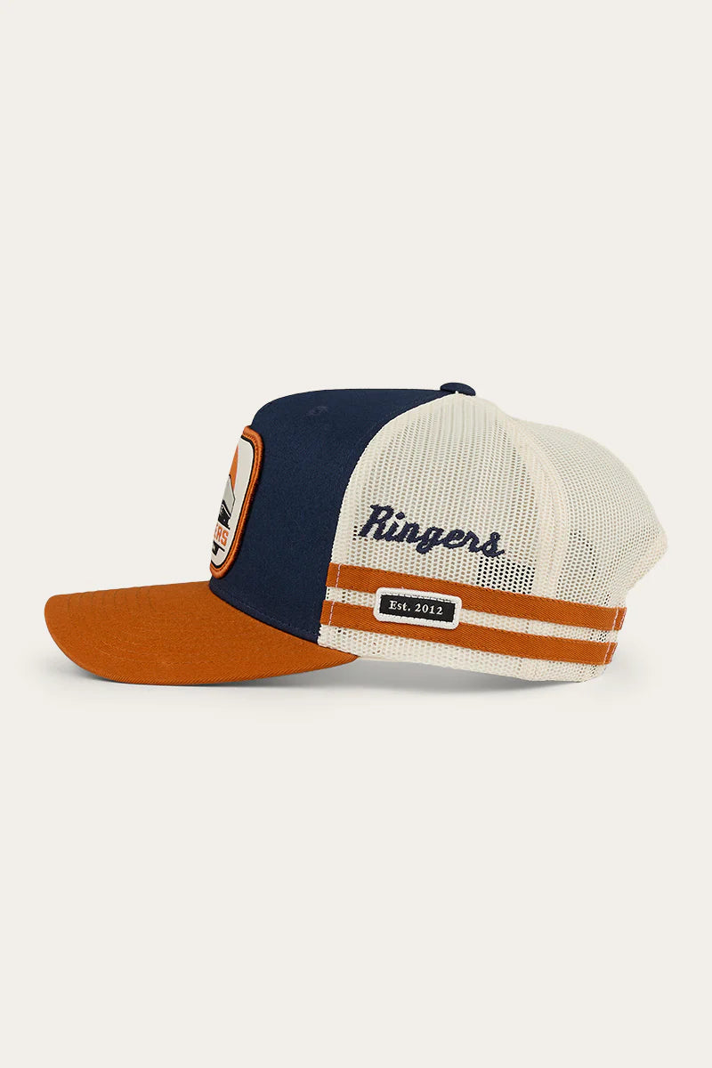 BigRigTruckerCap_Navy-Burnt-Orange