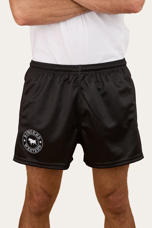 BigRingersFootyShort_Black White