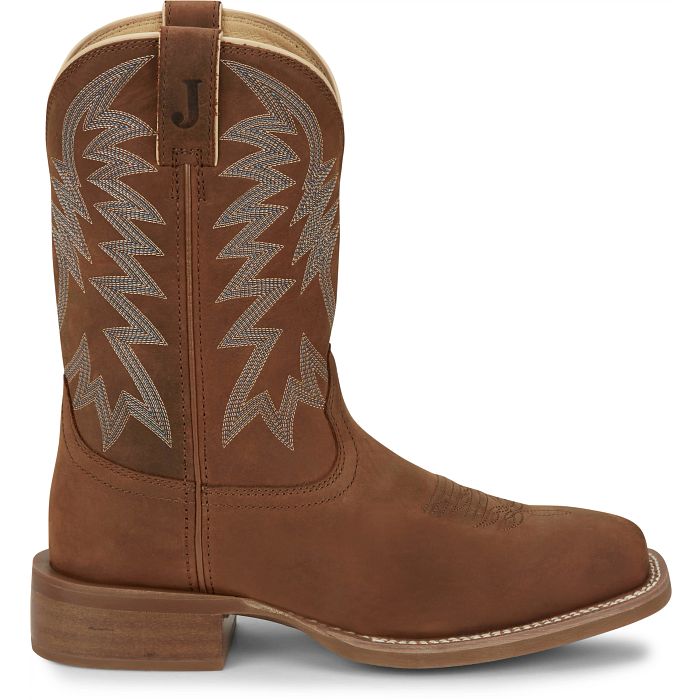 Justin Men's Big Bucks 11" Western Boot - Brown