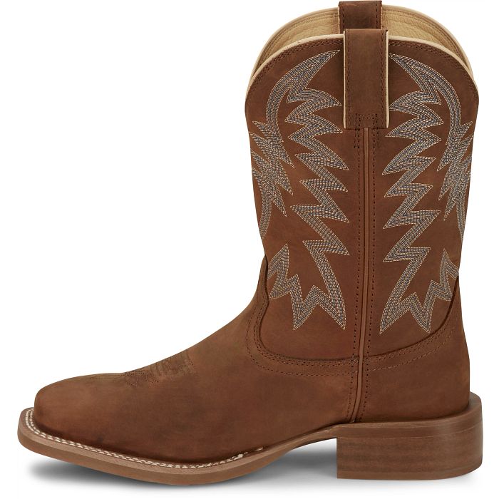 Justin Men's Big Bucks 11" Western Boot - Brown