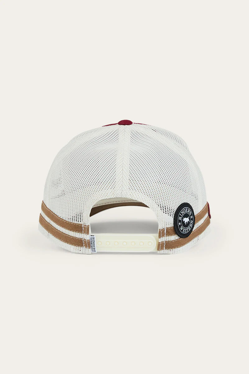 Ringers Western Big Rig Trucker Cap - Burgundy / Clay