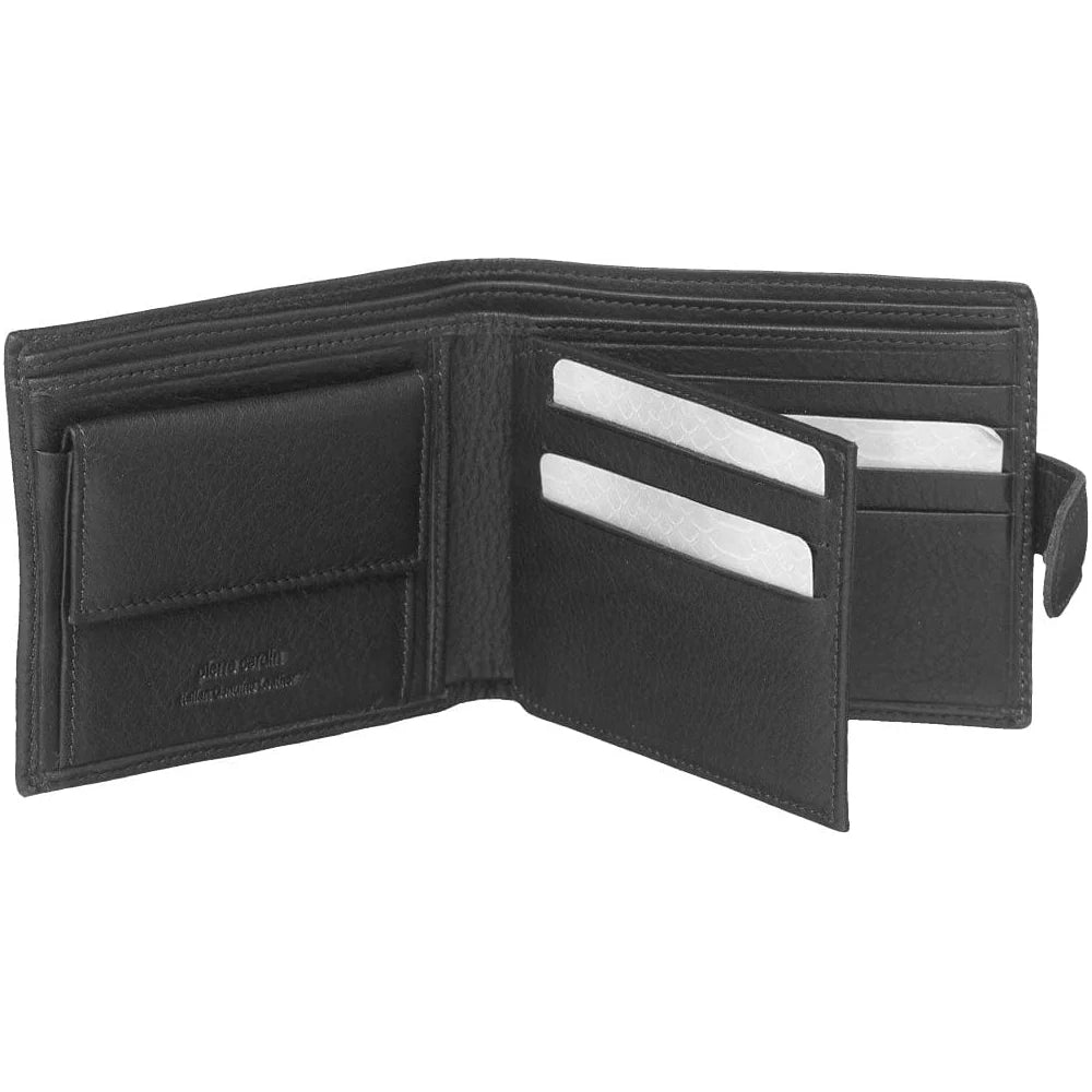Pierre Cardin Men's Italian Leather Protected RFID Card Holder Wallet