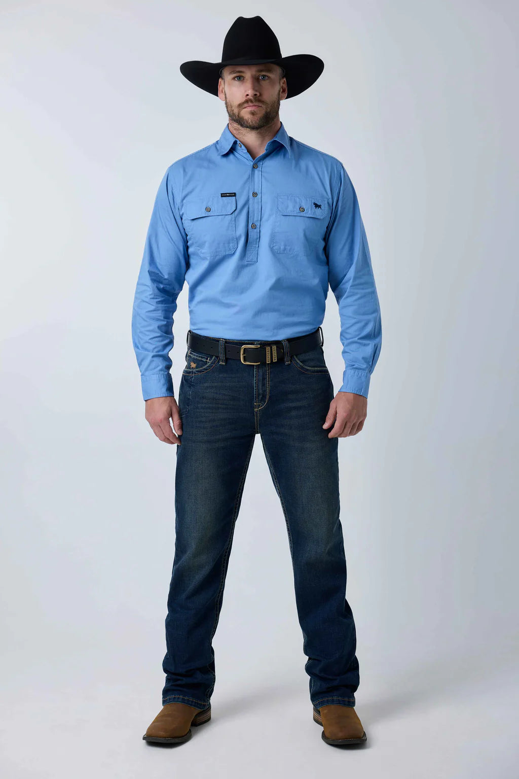 Ringers Western Men's Blaze Relaxed Bootleg Jean