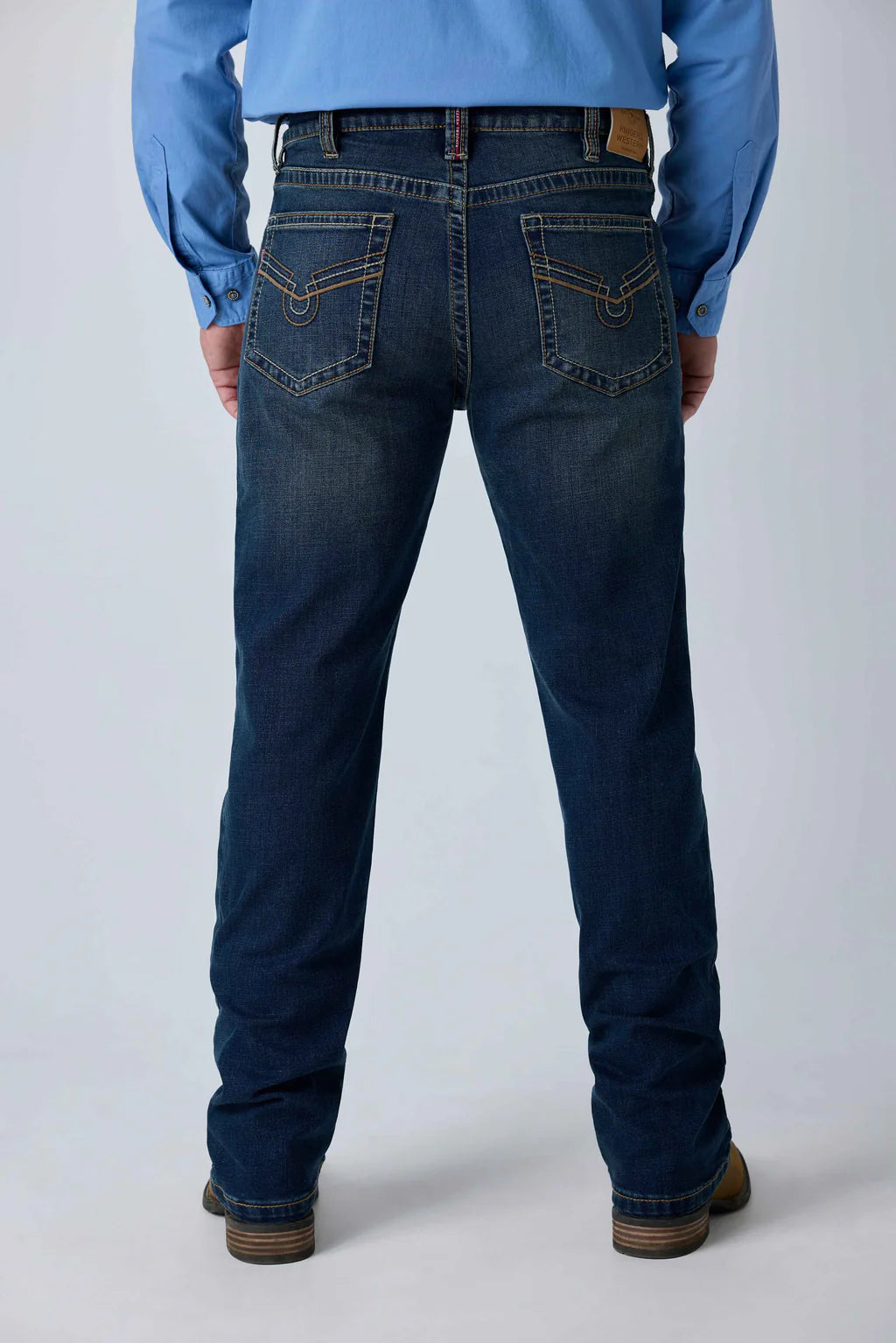 Ringers Western Men's Blaze Relaxed Bootleg Jean