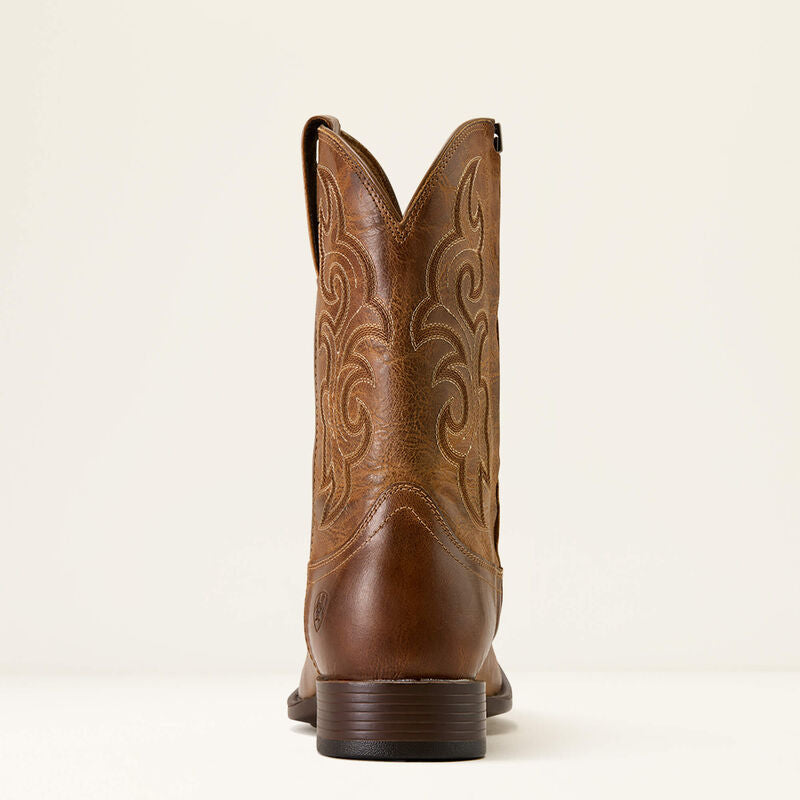 Ariat Men's Bodie Square Toe Western Boot - Honey Tan