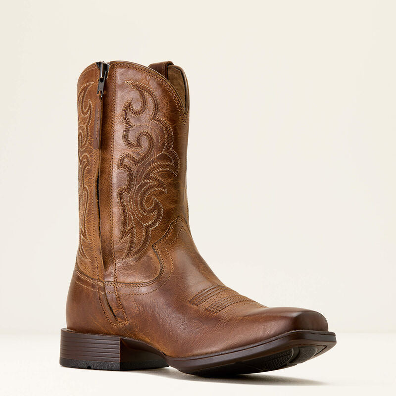 Ariat Men's Bodie Square Toe Western Boot - Honey Tan