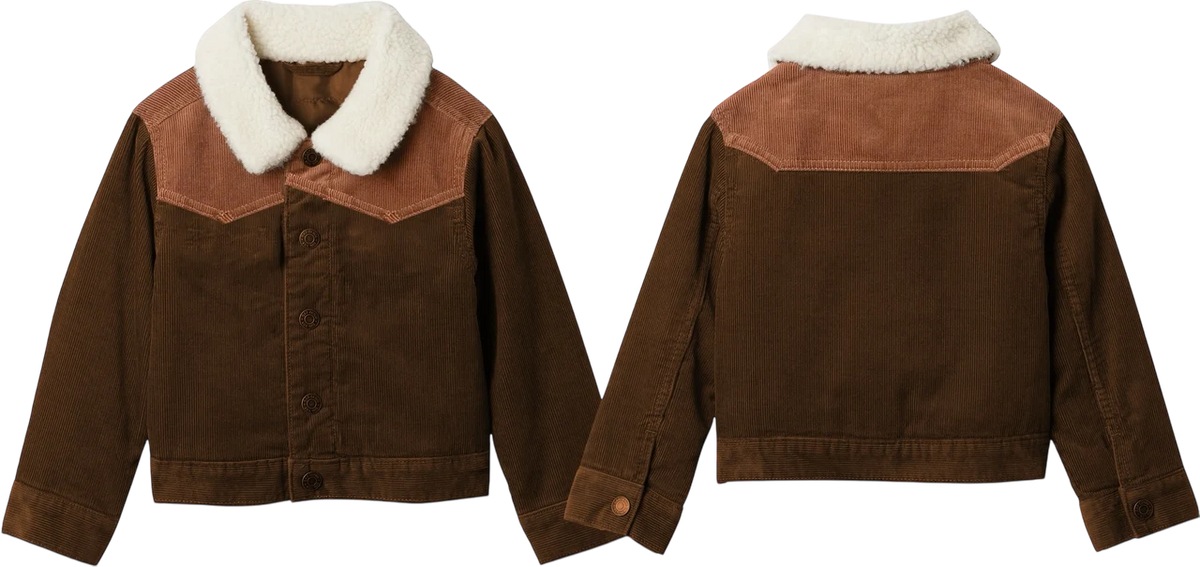 Shea Baby Boys Brown Two Toned Jacket