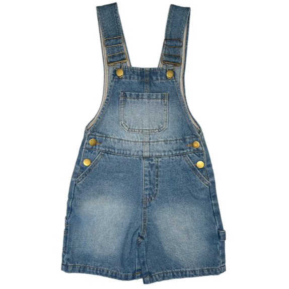 Shea Baby Boys Denim Overalls