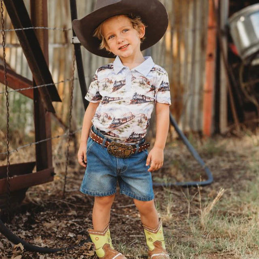 Shea Baby Boys Denim Shorts