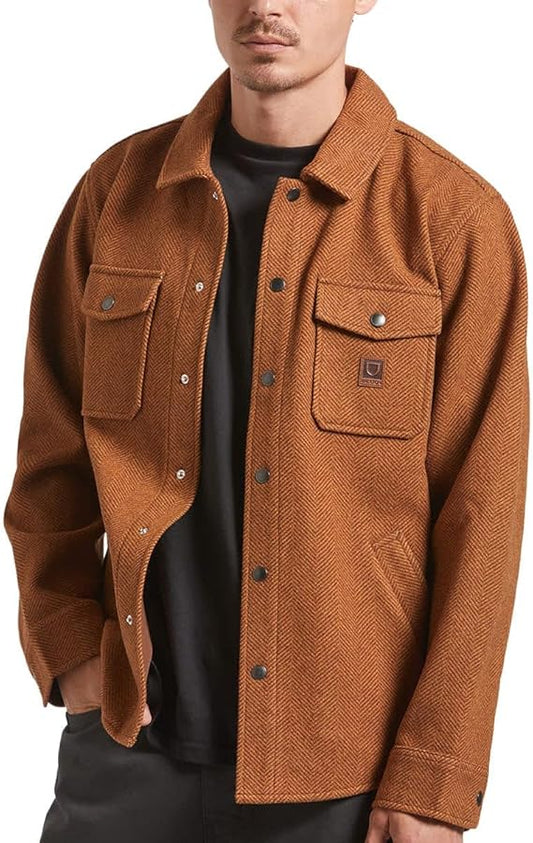 Brixton Durham Brushed Jacket - Brushed Pinecone