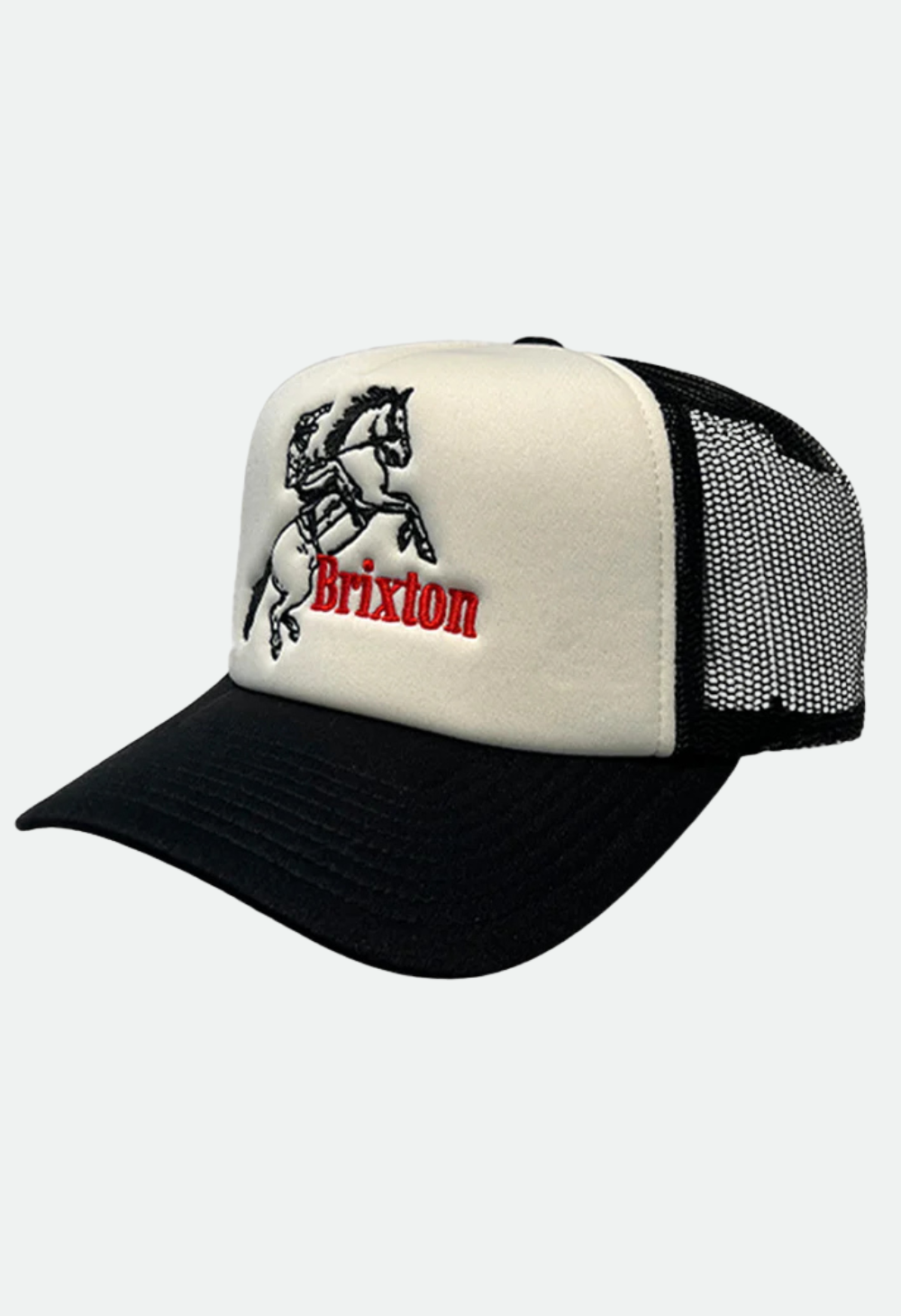 Brixton Ranching Club Trucker Hat - Black/Off White