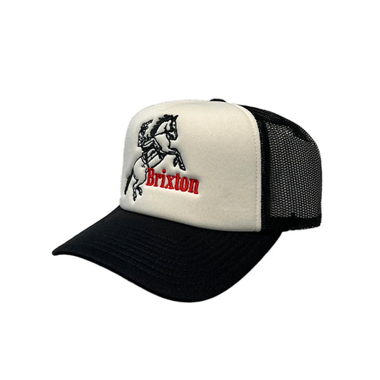 Brixton Ranching Club Trucker Hat - Black/Off White
