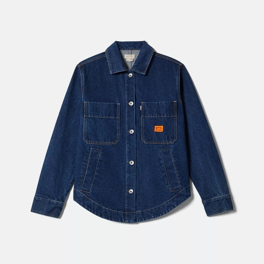Brixton Women Durham Shirt Jacket - Rinse Denim