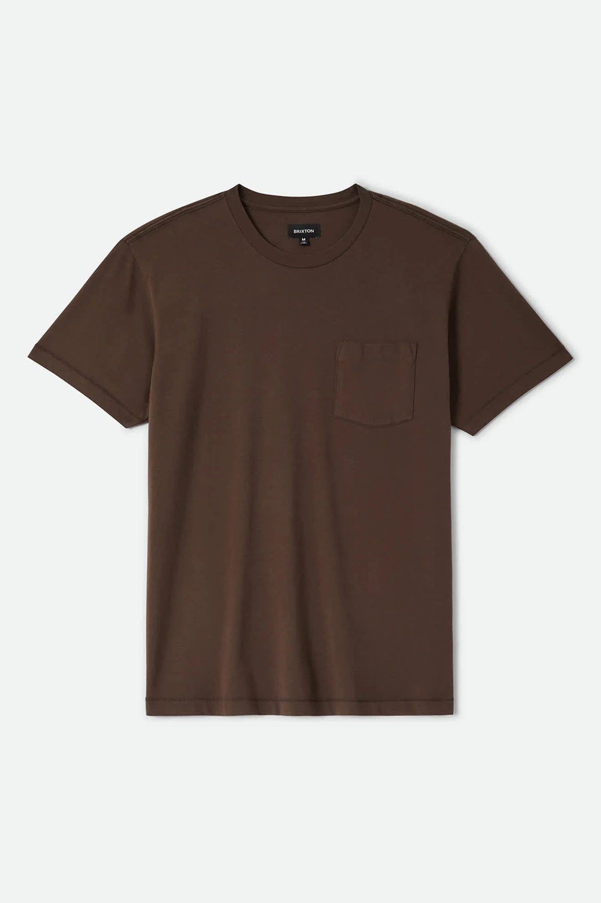 Brixton Men's Baseline Pocket T-Shirt - Walnut Brown Vintage Wash