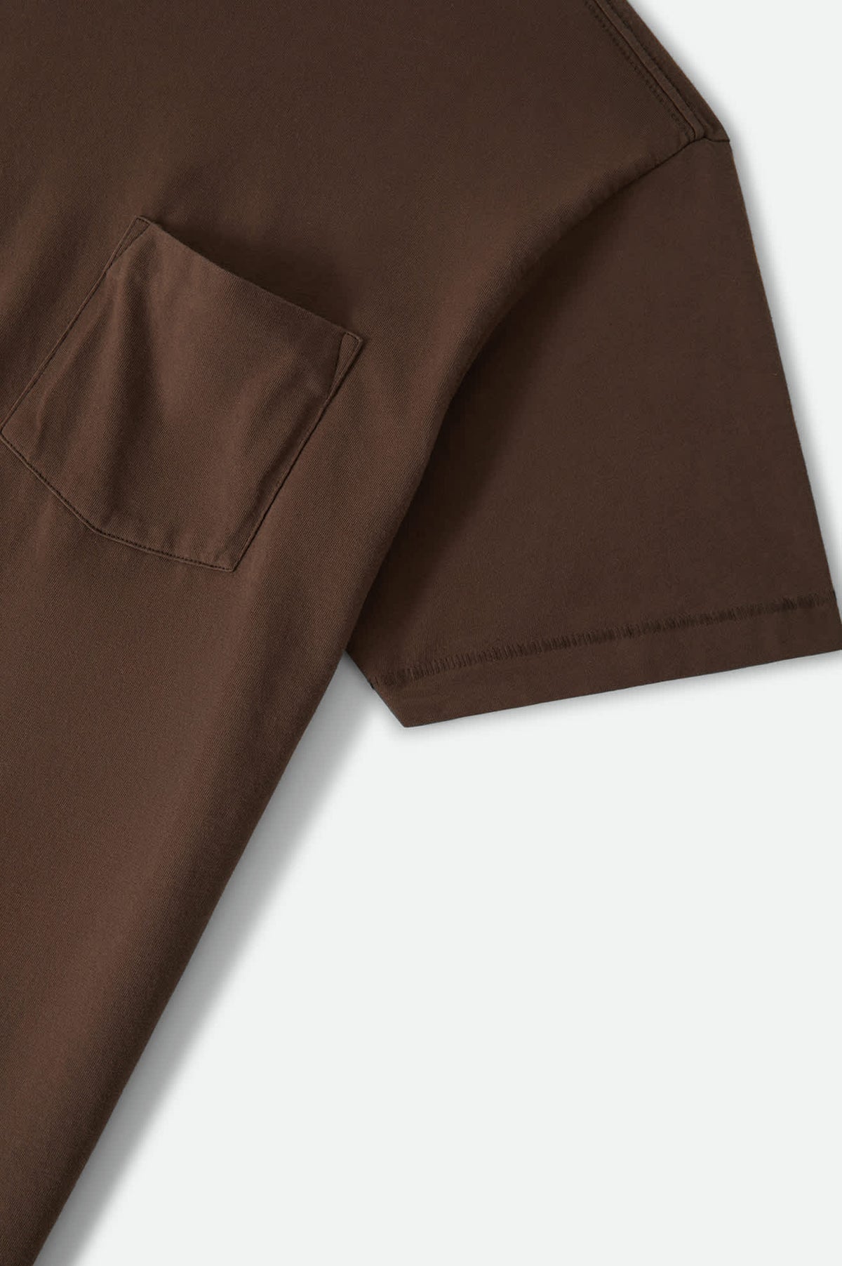 Brixton Men's Baseline Pocket T-Shirt - Walnut Brown Vintage Wash