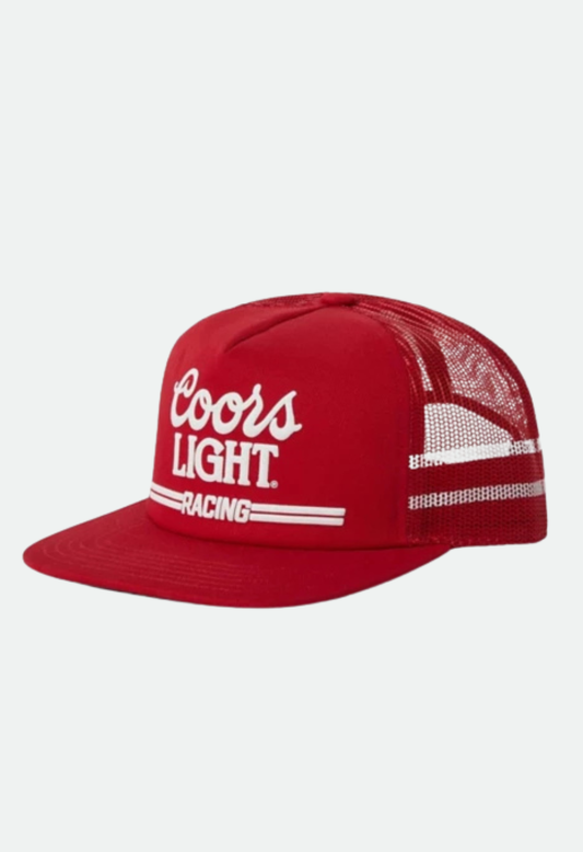 Brixton Coors Light Racing Mp Trucker Snapback Hat